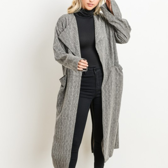 Jackets & Blazers - Open Front Jacket